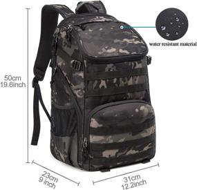 img 3 attached to 🎒 Business Multicam Backpack with Attachable Compartment