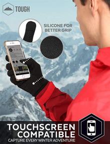 img 3 attached to 🧤 Touchscreen Compatible Running Gloves for Sports