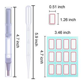 img 3 attached to Transparent Refillable Transfer Pipettes Stickers