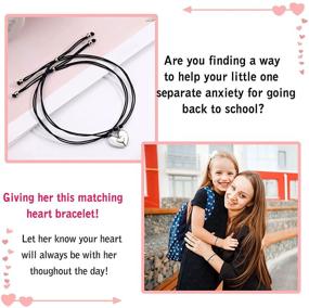 img 3 attached to 🎁 UNGENT THEM Back to School Gifts: Mother Daughter Bracelets Set for 2 - Perfect First Day of School Surprise!