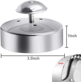 img 3 attached to 🥪 Stainless Steel Sandwich Cutter and Sealer - Uncrustable Cutters for Kids Bento Lunchbox - Effortless Cut, Seal, and Decrusting Tool for Sandwiches, Pies, and Breads (Silver Sandwich Makers)