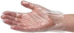 img 4 attached to 🧤 HOSL 2000 Pack Large Size Poly Gloves Disposable Latex Free for Food Preparation - Clear, Food Safe Gloves