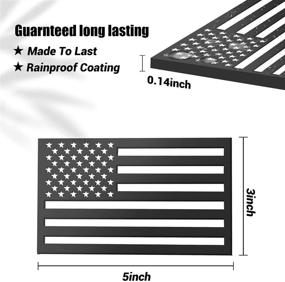 img 3 attached to WOSITE American Flag Decoration Accessories