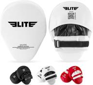 🥊 elite sports boxing mitts: premium muay thai mma sparring training focus punch target mitts and pads logo