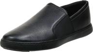 👞 comfort meets style: fitflop men's collins slip black - the ultimate choice for modern gentlemen логотип