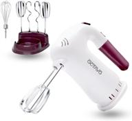 octavo hand mixers electric: easy eject button, 2 beaters + 2 dough hooks, power 400w логотип