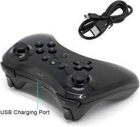 img 1 attached to SIBIONO - Wireless Bluetooth Dual Analog Joystick: Enhance Your Gaming Experience with Nintendo Wii U Pro Controller Gamepad