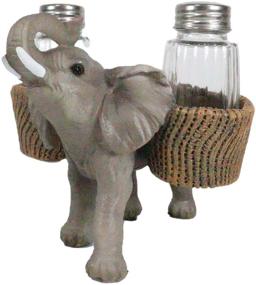 img 2 attached to Ebros Savanna Trumpeting Elephant Figurine