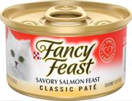 fancy feast classic savory salmon feast cat food - 3 oz, 12 cans logo