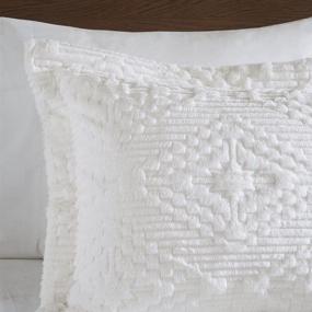 img 2 attached to Woolrich Teton Full/Queen Embroidered Plush Coverlet Set in Ivory - Improved SEO