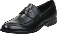 👞 ecco melbourne black loafer size 12.5 (us 12) logo