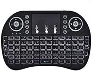 keyboard wireless touchpad rechargeable raspberry logo