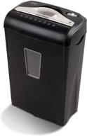 aurora au870ma high-security 8-sheet micro-cut paper credit card shredder black: protect your confidential information with ease! logo