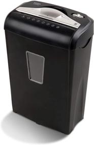 img 4 attached to Aurora AU870MA High-Security 8-Sheet Micro-Cut Paper Credit Card Shredder Black: Protect Your Confidential Information with Ease!