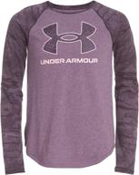 👚 pacific purple girls' active under armour sleeve: stylish and performance-driven clothing logo