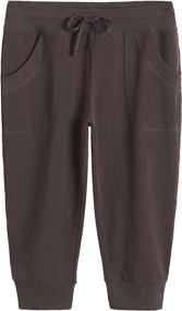 img 1 attached to 👖 Weintee Women's Capri Joggers in Jersey Sweatpants Fabric