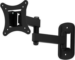 img 4 attached to 📺 AVF EL104B-A Multi-Position TV Wall Mount - Full Motion, Long Extension for 12"-25" TVs/Monitors - Universal Bracket, VESA 50x50 to 100x100 - Easy Install, Black