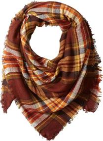 img 3 attached to Fiorentina Womens Oversized Square Plaid