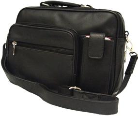 img 4 attached to Roma Genuine Leather Organizer Handbag