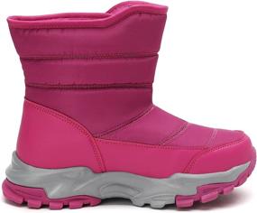 img 1 attached to 👢 Waterproof Winter Outdoor Girls' Boots - Boys' Shoes for Outdoor Activities