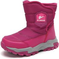 👢 waterproof winter outdoor girls' boots - boys' shoes for outdoor activities логотип