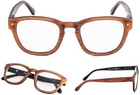 img 3 attached to 👓 Professor Vintage Style Readers: 4 Pack Reading Glasses for Enhanced Vision