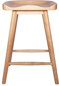 img 3 attached to 🪑 Rivet Counter-Height Kitchen Bar Stool - 24" Natural Birch Wood Finish, by Amazon Brand