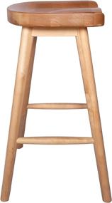 img 2 attached to 🪑 Rivet Counter-Height Kitchen Bar Stool - 24" Natural Birch Wood Finish, by Amazon Brand