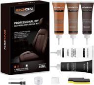 🛠️ endhokn leather color repair kit - repair scratches, cracks, etc. for leather furniture, jackets, car seats, brown series logo