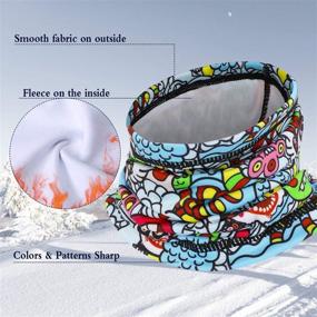 img 3 attached to 🌨️ Breathable Children's Balaclava Bandana - Cold Weather Accessories for Boys