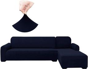 img 4 attached to HDCAXKJ Sectional Resistance Universal Slipcovers Home Decor