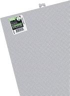🎨 darice plastic canvas 7 count 10x13 white (12-pack): durable & versatile for craft projects logo