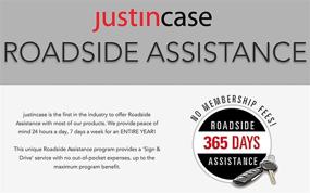 img 1 attached to 🚗 Justin Case Commuter Car Emergency Kit: Ultimate Roadside Assistance Package with Booster Cables, Tow Strap, First Aid Kit, and More!
