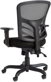 img 3 attached to AmazonCommercial Ergonomic Mid Back Computer Adjustable