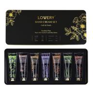 🎁 lovery 7-piece hand cream gift set: luxurious moisturizing lotion with vitamin e and shea butter for men and women - perfect for dry hands on christmas, mother's day, and holidays logo