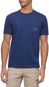 img 2 attached to 👕 Calvin Klein Sleeve Monogram T-Shirt: Premium Men's Clothing for T-Shirts & Tanks