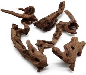img 4 attached to 🌿 Enhance Your Aquarium Décor with Hamiledyi 5 Pack Assorted Natural Driftwood Branches