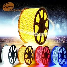 img 3 attached to 🌈 SuperonlineMall Waterproof RGB LED Strip Lights - 10m/32.8ft Multi-Color Changing Rope Light for Wedding, Christmas, New Year Decoration