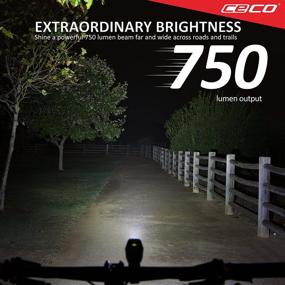 img 3 attached to 🚲 CECO-USA F750 Bike Light: Super Bright 750 Lumen USB Rechargeable Headlight for Commuters & Cyclists