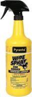 pyranha wipe n spray 32oz logo