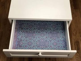 img 3 attached to Scentennials Persian Rug Print Scented Drawer and Shelf Liners - Set of 6 Large 16.5 x 22 Inch Non-Adhesive Sheets - Ideal for Closet Shelves and Dresser Drawers (Gift of Persia)