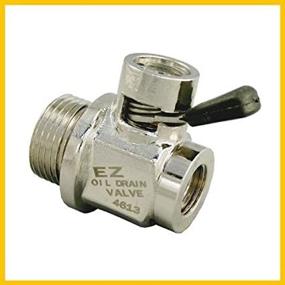 img 4 attached to 🔧 EZ (EZ-111) Silver Oil Drain Valve with 14mm-1.25 Thread Size