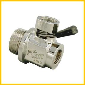img 2 attached to 🔧 EZ (EZ-111) Silver Oil Drain Valve with 14mm-1.25 Thread Size