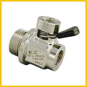 img 3 attached to 🔧 EZ (EZ-111) Silver Oil Drain Valve with 14mm-1.25 Thread Size