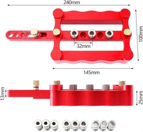 img 3 attached to 🔧 Joywayus Self-Centering Dowelling Jig with Imperial Dowels - Enhance Woodworking Accuracy and Efficiency with Dowel Hole Drilling Guide - Ideal Father's Day Gift