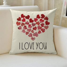 img 1 attached to AVOIN Valentines Holiday Anniversary Decoration Bedding