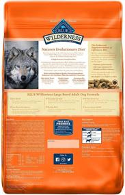 img 3 attached to Blue Buffalo Wilderness High Protein, Natural Large Breed Dry Dog Food, 24-lb