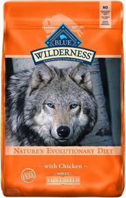 img 4 attached to Blue Buffalo Wilderness High Protein, Natural Large Breed Dry Dog Food, 24-lb