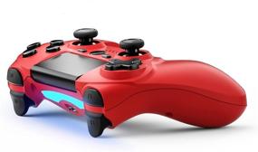 img 3 attached to 🎮 VOYEE Wireless Gamepad with Dual Vibration - PS4 Controller Compatible, Upgraded Joystick & Motion Control (Red)