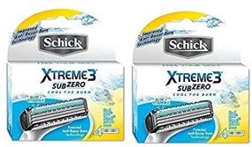 img 2 attached to Schick Xtreme3 Subzero Refills - 8 Cartridges: Ultimate Shaving Experience